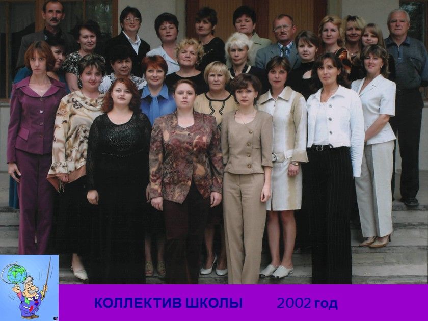 Коллектив школы 2002 год