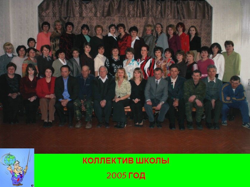 Педагогический коллектив школы 2005 год